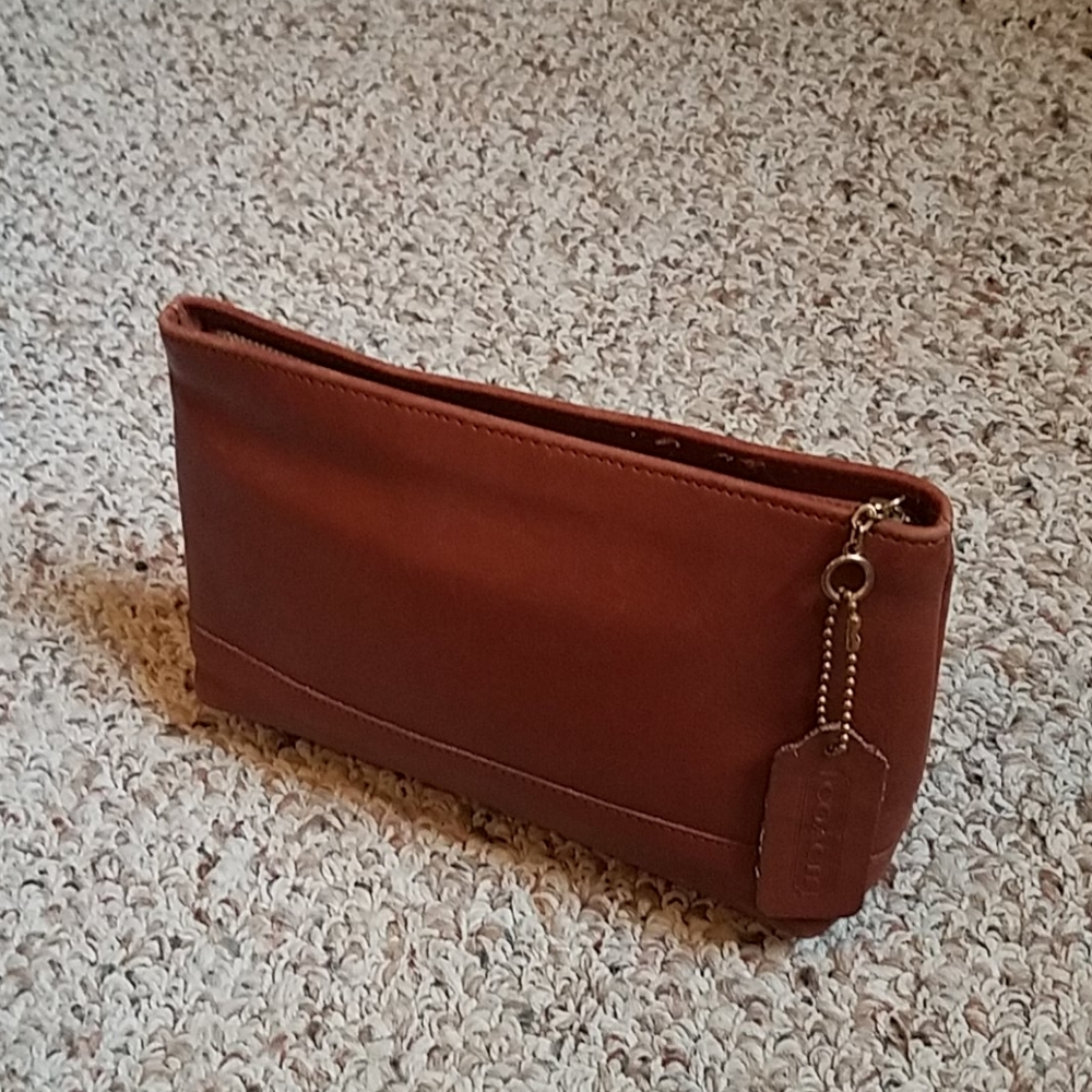 Coach Clutch purse, or makeup bag
